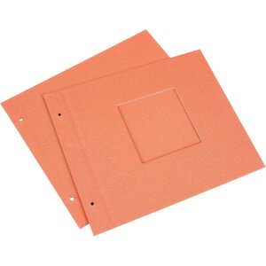 Okładka albumu Goldbuch Bella Vista łososiowa 30x25 cm lniany album na śruby