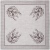 Clayre & Eef GTW43 Zestaw serwetek 6-częściowy 40x40 cm beżowo-brązowy
