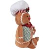 Clayre & Eef 65583 Dekoracja piernikowy ludzik 19x14x35 cm
