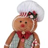 Clayre & Eef 65583 Dekoracja piernikowy ludzik 19x14x35 cm