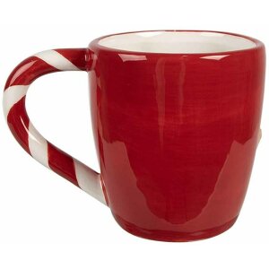 Clayre & Eef 6CEMU0158 Kubek Gingerbread Red-White...