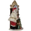 Clayre & Eef 6PR4180 Dekoracja Zegar bożonarodzeniowy 15x7x22 cm