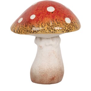 Clayre & Eef 6CE1753 Dekoracja Grzyb 13x13x15 cm