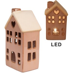 Clayre & Eef 6CE1795 Domek dekoracyjny z diodami LED...