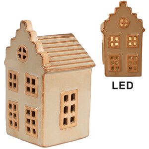 Clayre & Eef 6CE1843 Domek dekoracyjny z diodami LED...