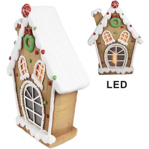 Clayre & Eef 6MG0050 Domek dekoracyjny z diodami LED...