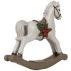 Clayre & Eef 6PR4171 Dekoracja Koń na biegunach 17x5x16 cm