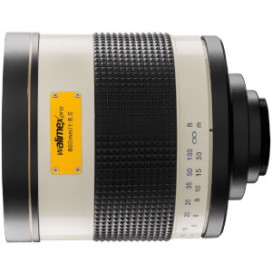 Walimex pro 800/8.0 DSLR lustrzany teleobiektyw 800mm manualny adapter T2 113mm