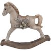 Clayre & Eef 6PR4170 Dekoracja Koń na biegunach 17x5x16 cm