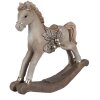 Clayre & Eef 6PR4170 Dekoracja Koń na biegunach 17x5x16 cm