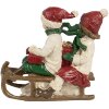 Clayre & Eef 6PR4182 Dekoracja dzieci na sankach 12x6x11 cm