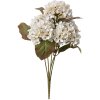 Clayre & Eef 6PL0303 Sztuczny kwiat Hortensja Biały Zielony 44 cm