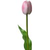 Clayre & Eef 6PL0311 Sztuczny tulipan różowy 4x4x32 cm Plastikowy kwiat