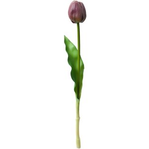 Clayre & Eef 6PL0312 Sztuczny kwiat Tulipan Fioletowy 4x4x32 cm