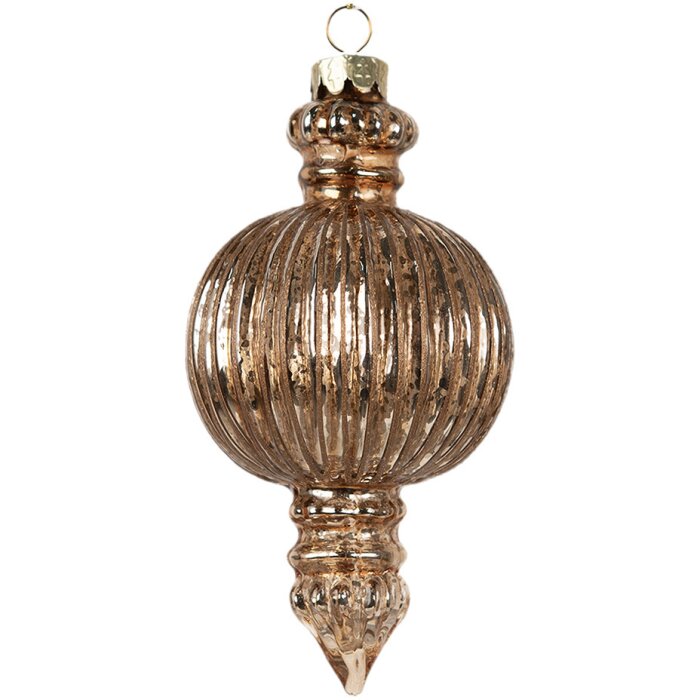 Clayre & Eef 6GL4623 Bombki choinkowe Ø 7x14 cm