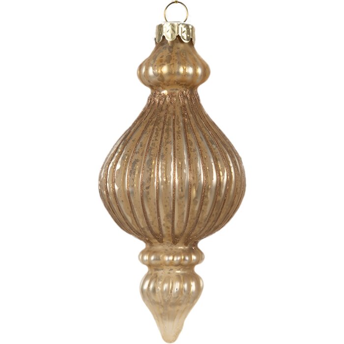 Clayre & Eef 6GL4624 Bombki choinkowe Ø 7x14 cm