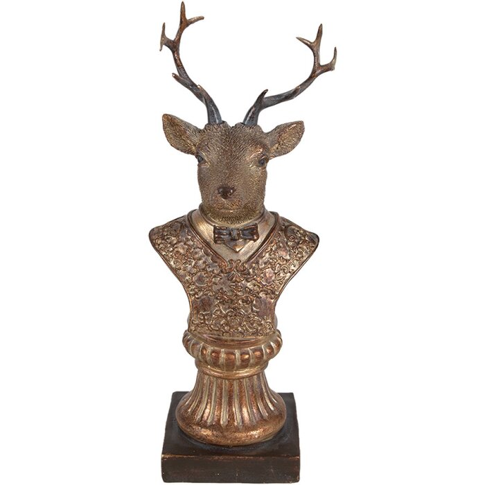 Clayre & Eef 6PR4281 Dekoracja Jeleń 10x8x25 cm