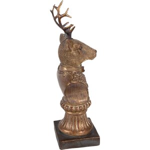 Clayre & Eef 6PR4281 Dekoracja Jeleń 10x8x25 cm