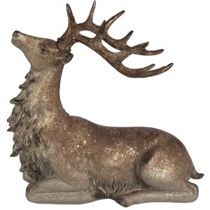 Clayre & Eef 6PR4293 Dekoracja Jeleń 29x15x27 cm