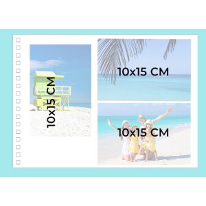 Exacompta spiralny album fotograficzny MILANO 32x22 cm 50 czarnych stron Scrapbooking