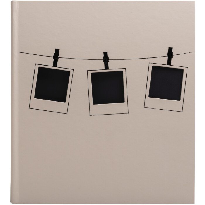 Exacompta 16525E Album fotograficzny Polaroid seria Pink 29x32 cm 60 czarnych stron