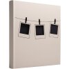Exacompta 16525E Album fotograficzny Polaroid seria Pink 29x32 cm 60 czarnych stron