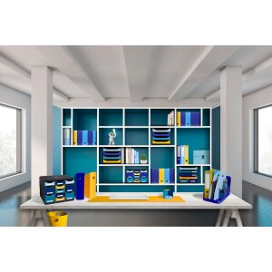 Exacompta 29146E Elastyczna podkładka na biurko 40x80cm dwukolorowa imitacja skóry
