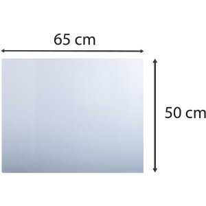 Exacompta 29630E Podkładka do pisania 50x65 cm elastyczna PVC Crystal Transparent