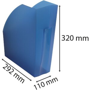 Exacompta 18060D Teczka na czasopisma THE MAGAZINE Chromaline royal blue A4+