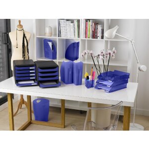 Exacompta 18060D Teczka na czasopisma THE MAGAZINE Chromaline royal blue A4+