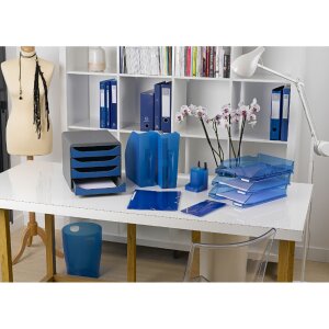 Exacompta 18060D Teczka na czasopisma THE MAGAZINE Chromaline royal blue A4+