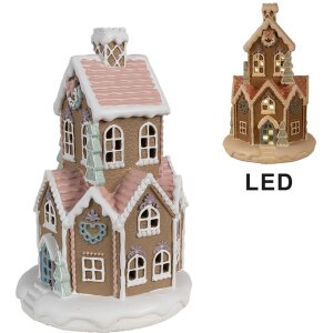 Clayre & Eef 6PR4308 Domek dekoracyjny z LED Ø...