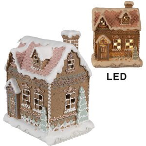 Clayre & Eef 6PR4317 Domek dekoracyjny z diodami LED...