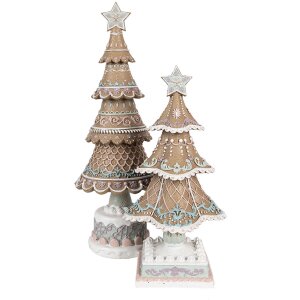 Clayre & Eef 6PR4320 Ozdoba choinkowa 12x12x25 cm