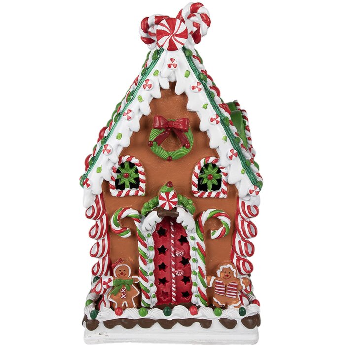 Clayre & Eef 6PR4252 Domek dekoracyjny 20x20x37 cm