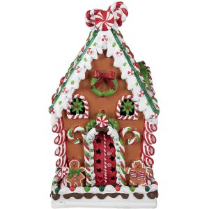 Clayre & Eef 6PR4252 Domek dekoracyjny 20x20x37 cm
