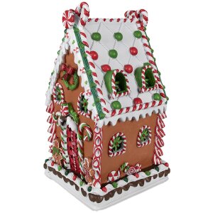 Clayre & Eef 6PR4252 Domek dekoracyjny 20x20x37 cm