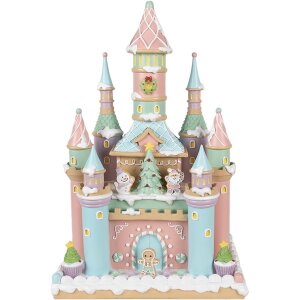 Clayre & Eef 6PR4262 Dekoracja Zamek 27x18x42 cm