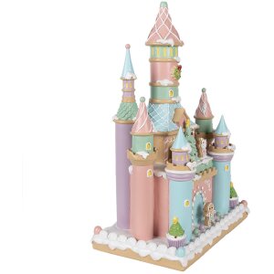 Clayre & Eef 6PR4262 Dekoracja Zamek 27x18x42 cm