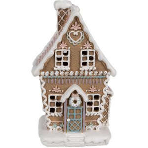 Clayre Eef Domek z piernika z diodą LED 13x10x21 cm...