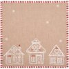 Clayre Eef zestaw 6 serwetek domek z piernika 40x40 cm bawełna styl country