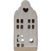 Clayre & Eef 6CE1790 Porcelanowy podgrzewacz do herbaty House Beige 9x8x18 cm Country Style