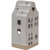 Clayre & Eef 6CE1790 Porcelanowy podgrzewacz do herbaty House Beige 9x8x18 cm Country Style