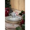 Clayre Eef fartuch kuchenny dla dzieci domek z piernika 48x56 cm bawełna styl country