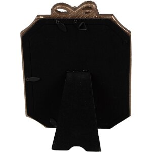 Clayre & Eef 2F1164 Ramka na zdjęcia Zielona 16x2x22 cm 13x18 cm Plastikowe szkło