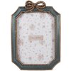 Clayre & Eef 2F1164 Ramka na zdjęcia Zielona 16x2x22 cm 13x18 cm Plastikowe szkło