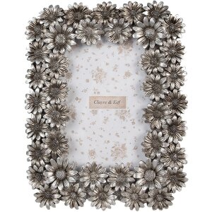 Ramka na zdjęcia Clayre & Eef 10x15 cm srebrna w...