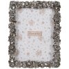 Clayre & Eef 2F1182 Ramka na zdjęcia w kolorze srebrnym 17x2x21 cm w stylu retro vintage