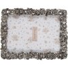 Clayre & Eef 2F1182 Ramka na zdjęcia w kolorze srebrnym 17x2x21 cm w stylu retro vintage