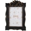 Clayre & Eef 2F1185 Ramka na zdjęcia czarna antyczna 15x3x22 cm na zdjęcia 10x15 cm